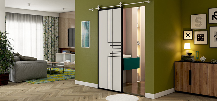 sliding bathroom door installation in San Luis Obispo